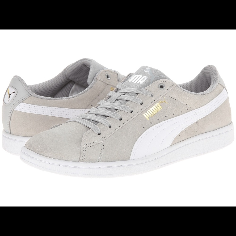 PUMA Women's Gray “Vikky” Sneakers